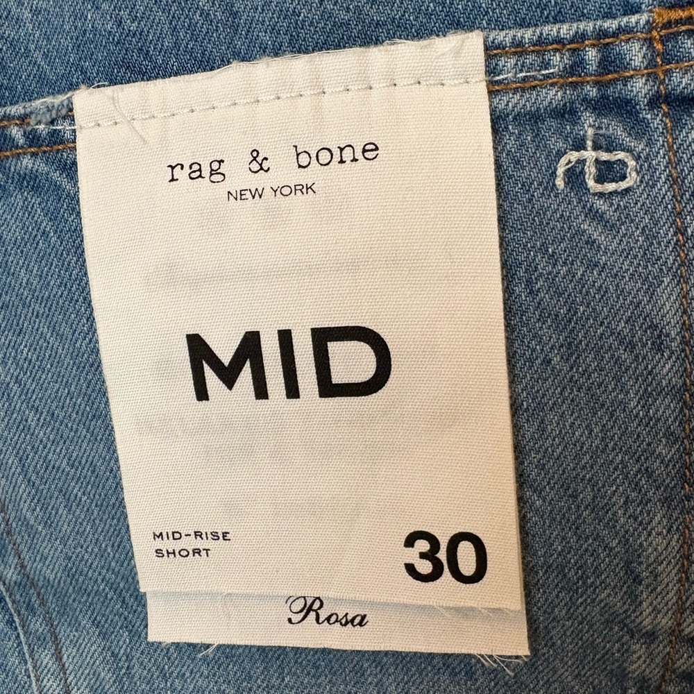 Rag & Bone Rosa Mid-Rise Short - Picture 6 of 11